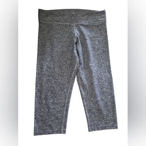 Charcoal Gray Women's Cropped Leggings